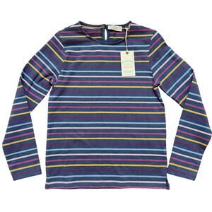 NWT Fat Face Young Crew Stripe Top Size 8/9